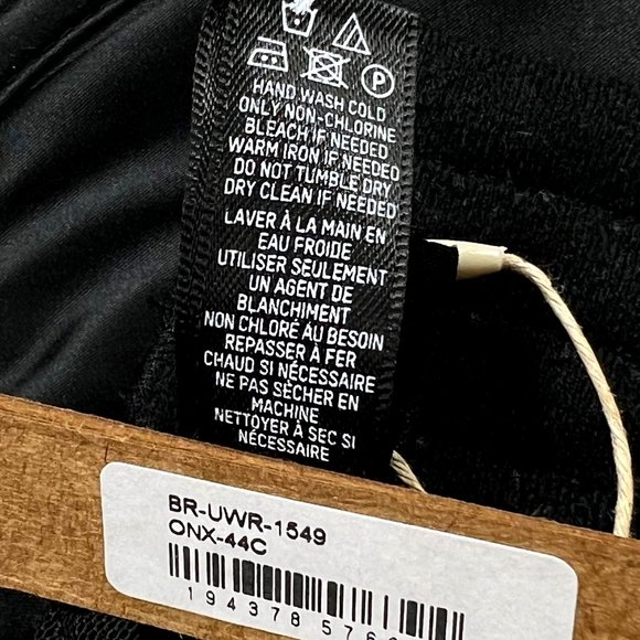 SKIMS Woven Shine Underwire Bra 44C Onyx - Picture 11 of 12